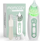 Momcozy Baby Nasal Aspirator, 3 Suction Levels Electric Nasal Aspirator for Baby, Newborn and Toddler, Portable Baby Nose Aspirator with Light Soothing and Music by TinyTreasures Baby Boutique