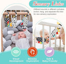 vocheer High Contrast Baby Toys for Newborn, 6 in 1 Black and White Sensory Baby Gift Set for 0-3 Months, 21pcs Montessori Early Educational Learning Kit by TinyTreasures Baby Boutique