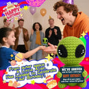 Cute Crochet Alien Plush Toy Unique Birthday Gift for Boys Girls Friends Man Women Handmade Alien Stuffed Animal Funny Space Theme Present for Kids, Teens Sci-Fi Fans by CozyNest Decor