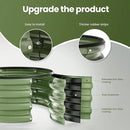 ZXZYHFTY Round Galvanized Raised Garden Bed kit,Green Outdoor Garden Raised Planter Box, Round Large Metal Raised Garden Beds for Vegetable 2 * 2 * 1ft 2 Pcs by GreenHaven Gardens
