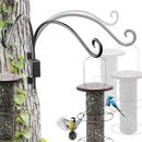 Swivel Bird Feeder Hanger Hook: Swivel Hanging Plant Bracket Outdoor - Wall Mount Swivel Hanging Hook for Bird Feeder 16-Inch by GreenHaven Gardens