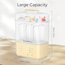 Bottle Sterilizer and Dryer, All-in-One Electric Steam Sterilizer Bottle Sanitizer for Baby Bottles, Pump Parts Accessories Newborn Essential Bottle Warmer for Breastmilk & Thaw (Yellow) by TinyTreasures Baby Boutique
