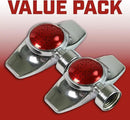Chapin 6-9489: Rectangular Pattern Spot Sprinkler 2 Pack, 360 Degree Sprinkler Head for Small Gardens and Lawns, Up to 30-Feet Coverage Area, Lawn Sprinkler, Small Area Yards and Garden Watering, Red by GreenHaven Gardens