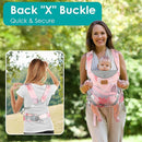 Baby Carrier Newborn to Toddler, Ergonomic Adjustable Toddler Carriers for 7-66 Lbs, Cozy Lightweight Infant Carrier with Neck Support, Baby Holder Carrier with Lumbar Support for Mom Dad by TinyTreasures Baby Boutique