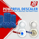USKICH Toilet Bowl Cleaner Tablets 20 PACK, Bathroom Automatic Toilet Tank Blue Cleaners with Bleach, Slow-Releasing Household Toilet Cleaners for Deodorizing, Descaling, against Tough Stains by CozyNest Decor