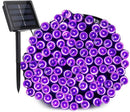 Toodour Solar Christmas Lights Outdoor, 200 LED 8 Modes Christmas String Lights, Waterproof Solar Light String for Garden, Patio, Fence, Holiday, Party, Balcony, Outdoor Christmas Decorations - Purple by GreenHaven Gardens