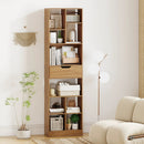 71inch Tall Freestanding Bookcase with Drawer 10-Cube Storage Organizer by LJGDeals