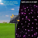 Toodour Solar Christmas Lights Outdoor, 200 LED 8 Modes Christmas String Lights, Waterproof Solar Light String for Garden, Patio, Fence, Holiday, Party, Balcony, Outdoor Christmas Decorations - Purple by GreenHaven Gardens