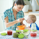 Bear Baby Food Maker, Baby Food Processor Set with Baby Food Containers, Silicone Spoons, Baby Food Puree Blender for Fruit, Vegetable, Meat, Make Fresh and Nutritious Meals for Your Little One by TinyTreasures Baby Boutique