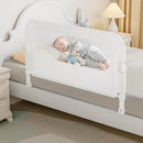 Baby Bed Rail Guard for Toddlers - 35.4" Toddler Bed Rails for Crib,Twin,Full, Queen Bunk Size Bed Swing Down Bedrail Extral Tall Child Safety Side Railing Guards for Kids by TinyTreasures Baby Boutique