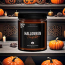1OAK Halloween Candles Scented - 7oz, Baked Apple Cinnamon - Spooky Candles - Gothic Décor Decorations - Halloween Gifts for Women, Men - Horror Candle by CozyNest Decor