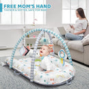 Baby Play Mat, 7-in-1 Tummy Time Activity Gym Mat, Washable Baby Lounger Nest, Portable Floor Seat for Home & Travel, Baby Essentials Gift for Infant Newborn 0-6-12-18 Months by TinyTreasures Baby Boutique