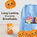 BioSwiss Bandages, Halloween Pumpkin Shaped Self Adhesive Bandage, Latex Free Sterile Wound Care, Fun First Aid Kit Supplies for Kids, 24 Count by TinyTreasures Baby Boutique