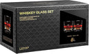 Yosemite Heavy Crystal Whiskey Glasses Gift Set of 2, Thick Freezable Bourbon Glass 1lb Each, Premium Whiskey Gifts for Men, Frozen Crystal Chills Cocktails, 10 oz by CozyNest Decor