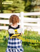 Toddler Harness with Anti Lost Wrist Link - 3-in-1 Baby Safety Leash Backpack, Adjustable Kids Walking Belt with Pocket,Child Locking Wristband for Boys & Girls for Outdoor Travel, Yellow Bee by TinyTreasures Baby Boutique