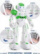 KingsDragon RC Robot Toys for Kids, Gesture & Sensing Remote Control Robot for Age 4 5 6 7 8 Year Old Boys Girls Birthday Present (Green) by TinyTreasures Baby Boutique