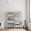 1250 lbs 5 Tier Shelf Metal Storage Shelves Wire Rack Closet Organizers for Garage Kitchen Bathroom Laundry White 11.8" D x 29.5" W x 59.5" H by CozyNest Decor