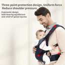 Baby Sling Carrier,4-in-1 Ergonomic Baby Backpack Front Carrier,Newborn to Toddler Wrap Lightweight Adjustable Baby Sling,DarkBlue by TinyTreasures Baby Boutique