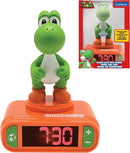 LEXiBOOK, Super Mario, Yoshi Nightlight Alarm Clock, Sounds and Melodies, LCD Backlit Screen, Luminous, Snooze, Red/Green, RL800NI1 by TinyTreasures Baby Boutique