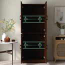 Brown Kitchen Pantry, 71" Tall Cabinet with Doors, Hutch with Storage for Dining Room by CozyNest Decor