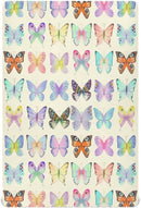 Retro Butterflies Colorful Crib Sheets for Boys and Girls, Fitted Baby Crib Sheets Soft and Breathable Mini Crib Sheets 52 X 28 Inches by TinyTreasures Baby Boutique