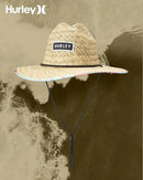 Hurley Men's Straw Hat - Bayside Lifeguard Straw Sun Hat by GreenHaven Gardens