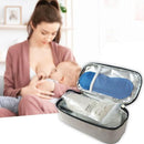 Insulated Breastmilk Cooler Bag with 2 Ice Packs - Breastmilk Cooler Organizer Bag for Daycare, Breastfeeding Mom Travel Outdoor by TinyTreasures Baby Boutique