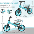 Toddler Balance Bike Toys for 1 to 4 Year Old Girls Boys Adjustable Seat and Handlebar No-Pedal Training Bike Best Gifts for Kids by TinyTreasures Baby Boutique