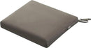 Classic Accessories Ravenna Seat Cushion, 17"W x 15"D x 2"Thick, Dark Taupe by GreenHaven Gardens