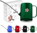 Watering Can Indoor for House Plants Small Watering cans with Long Spout Flower Model Sprinkler Head 1.2L (Green, 1.2L) by GreenHaven Gardens
