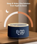 Dreamegg D1+ Sound Machine & Alarm Clock - Sound Machine for Sleep, White Noise Machine with 29 Soothing Sounds, Night Light, 0-100% Dimmable, White Noise Alarm Clock for Bedrooms Adults Baby, Blue by TinyTreasures Baby Boutique