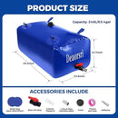Water Storage Bladder with Two Different Sizes of Water Pipes,Portable Large Capacity Water Bladder Tank,63gallons, Foldable Water Storage Tank for RV,Camping, Agricultural Irrigation,Garden Watering by GreenHaven Gardens