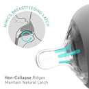 Nanobebe Flexy Silicone Baby Bottle, Anti-Colic, Natural Feel, Non-Collapsing Nipple, Non-Tip Stable Base, Easy to Clean 3-Pack, Teal, 5 oz by TinyTreasures Baby Boutique