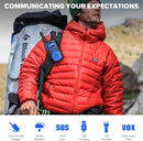 Wishouse Walkie Talkies for Adults Long Range-Rechargeable 4 Pack 2 Way Radios, Hiking Accessories Camping Gear Xmas Birthday Gift for Kids Family with Lamp,SOS Siren,NOAA Weather Alert,Easy to Use by TinyTreasures Baby Boutique