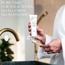 Better & Better Purity Toothpaste | Natural Whitening Toothpaste Without Additives | Organic, Vegan, Fluoride & SLS Free | Coconut-Based Formula w/Fresh Mint Flavor | 3.4oz, 1 Pack by CozyNest Decor
