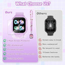 Waterproof Smart Watch for Kids Gift for Girls Age 5-12 with 32 Games, Dual Camera, Habit Tracking, Music Player, Video, Alarm Clock, HD Touchscreen Kids Smart Watch Birthday Toys for 6 7 8 9 Year Old by TinyTreasures Baby Boutique