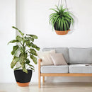 GARDIFE Large Hanging Planter, 12 inch Hanging planters for Indoor. Outdoor Plants, Self Watering Plant Pot, Plant Hanger, Black by CozyNest Decor