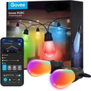 Govee Smart Outdoor String Lights H7015, 48ft RGBIC Outdoor Lights with 15 Dimmable LED Bulbs, IP65 Waterproof, Color Changing Warm White Lights with 47 Scene Modes for Patio, Backyard, App Control by CozyNest Decor