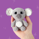Cookie Box Crochet Kit for Beginners - Learn to Craft Amigurumi Stuffed Animals - Knitting Gift for Kids and Adults - Beginner-Friendly Yarn - Stitch-by-Stitch Video Tutorial - Koala Coal by TinyTreasures Baby Boutique
