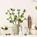 ucky Artificial Lemon Branches，4pcs of 27 Inch, Realistic Green Leaves and Yellow Lemon Fruit, Spring Summer Decoration Plants, Kitchen Decor Plant, Home Decor Plants，Greenery Stems by CozyNest Decor