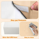 4-Piece Soft PU Leather Toddlers Climbing Toys, Baby Foam Climbing Blocks for Toddlers 3, Foam Play Gym Climbing Structures, Indoor Climb and Crawl Activity Play Set (White and Coffee) by TinyTreasures Baby Boutique