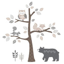 Lambs & Ivy Woodland Forest Animal Nursery 5-Piece Baby Crib Bedding Set - Gray by TinyTreasures Baby Boutique