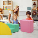 4-Piece Soft PU Leather Toddlers Climbing Toys, Baby Foam Climbing Blocks for Babies Toddlers, Waterproof Foam Play Gym Climber Structures for Toddler 3, Indoor Climb and Crawl Activity Play Set by TinyTreasures Baby Boutique