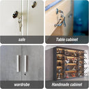 Zoofen 4 Pcs Cabinet Locks with Keys 1-1/8" Long Cam Locks Keyed Different Rustproof Mailbox Locks,RV Locks,Drawer Locks Fits on 0.4" Max Panel Thickness by TinyTreasures Baby Boutique