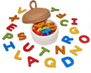 JoyCat Silicone Alphabet Magnetic Letters, 26 Uppercase ABC Fridge Magnets for Toddlers 1-3 & Kids, Baby Learning Refrigerator Toy Set, Preschool Birthday Gifts for Boys & Girls (Vibrant Color) by TinyTreasures Baby Boutique