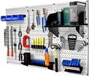 Wall Control 30-WRK-400WB Standard Workbench Metal Pegboard Tool Organizer,White/Black by GreenHaven Gardens