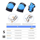 Youth/Kids Knee Pads Elbow Pads Wrist Guards Protective Gear Set for 3-15 Years Child Roller Skates, Skateboard, Cycling, Inline Skating, BMX Bike, Balance Bike, Scooter Riding and Other Outdoor Sports by TinyTreasures Baby Boutique