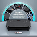 Vibration Plate Exercise Machine, Vibration Plate for Lymphatic Drainage 330 Lbs Capacity Whole Body Vibration Platform Machines Helps Weight Loss Shaping Toning Wellness by CozyNest Decor