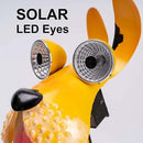 Dog Solar Lights Outdoor,Yard Art Metal Dog Statues,Outdoor Funny Dog Statue for Garden Decor Yard Lawn Ornaments by GreenHaven Gardens