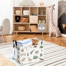 Rectangular Folding Laundry Basket,waterproof Canvas Basket,gift basket,Suitable for children's room,Office,Clothes,Toys Storage(Outdoor adventure) by TinyTreasures Baby Boutique